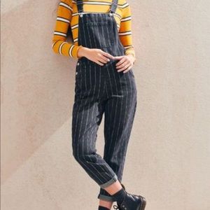 PACSUN STRIPED OVERALLS